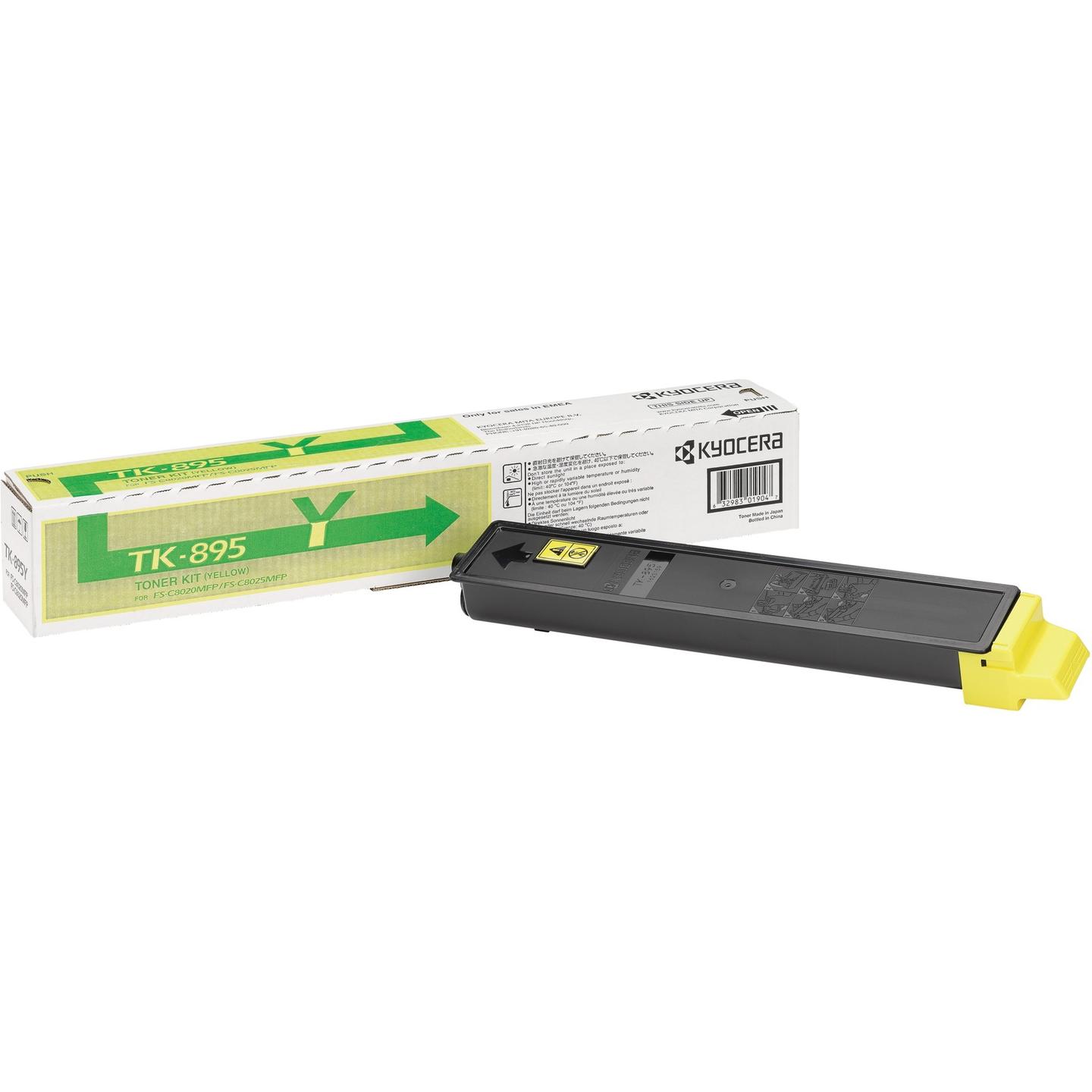 Toner Kyocera TK-895Y / 6.000 faqe – Verdhë