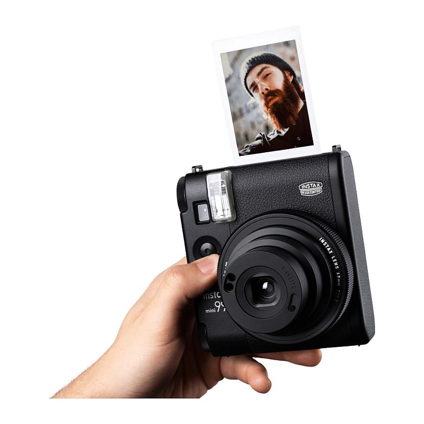 Kamerë instant Fujifilm Instax Mini 99 / 60mm F12.7 / Makro / Standard / Peizazh / Parallax Correction / 6 Efekte Ngjyrash / 5 Nivele Ndriçimi / Self-Timer / Flash Automatik - Zezë - 2