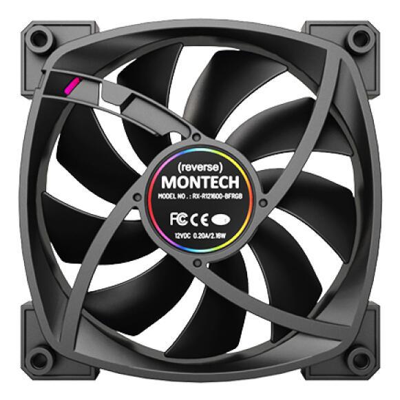 Ftohës për Kasë Montech RX120 PWM / 120mm / 800-1600 RPM – Zezë - 3