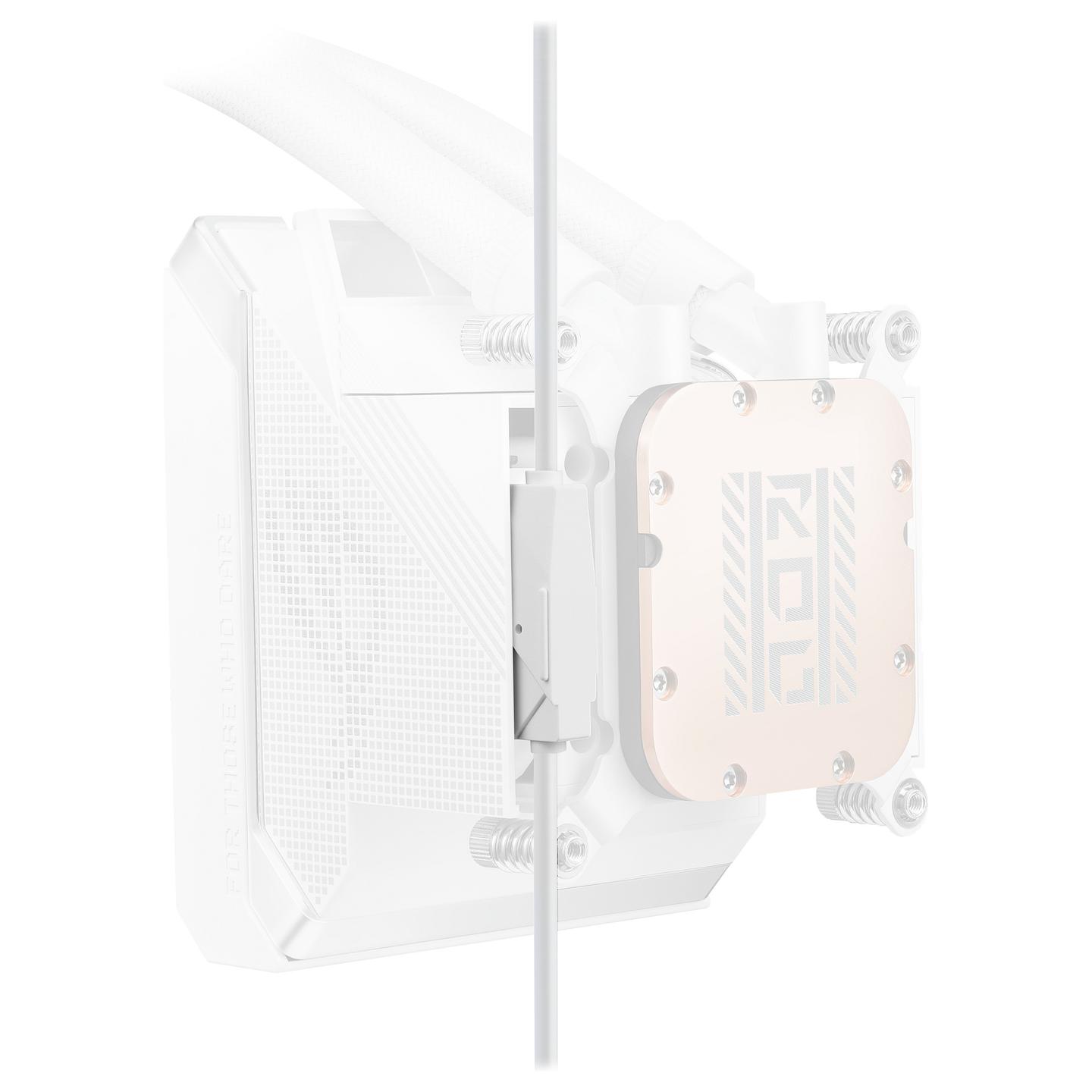 Ftohës për Procesor ASUS ROG Strix SLC IV 360 ARGB LCD / AIO 360mm / ARGB / LCD 5.08" / 3x Fan – Bardhë - 10