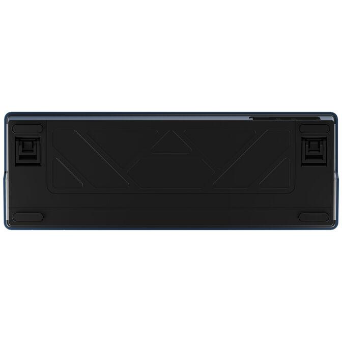 Tastierë Gaming Ducky OK-M 65 / 65% / Mekanike / KTT Baby Blue / Hot-Swap / Wired&Wireless / RGB / USB-C / Bluetooth + 2.4 GHz - Zezë - 5