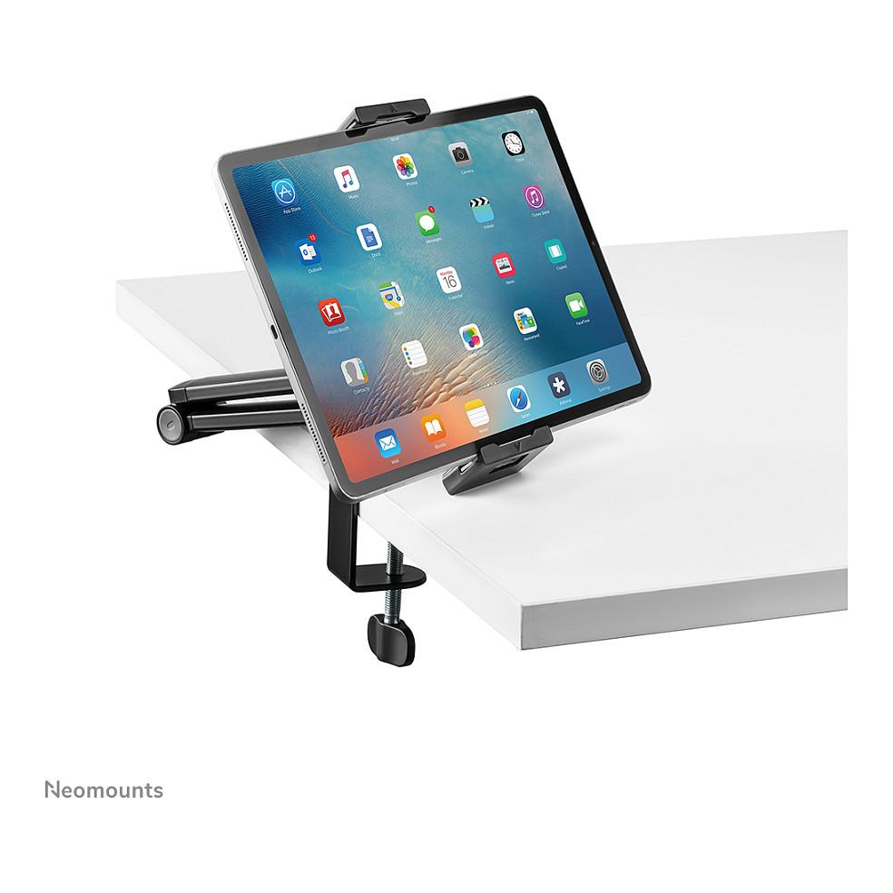Mbajtëse për Tablet Neomounts DS15-545BL1 / 4.7-12.9" / Kapëse për Tavolinë / Full Motion / Rrotullim 360° / Anim 270° / Ngarkesë deri 1kg - Zezë - 4