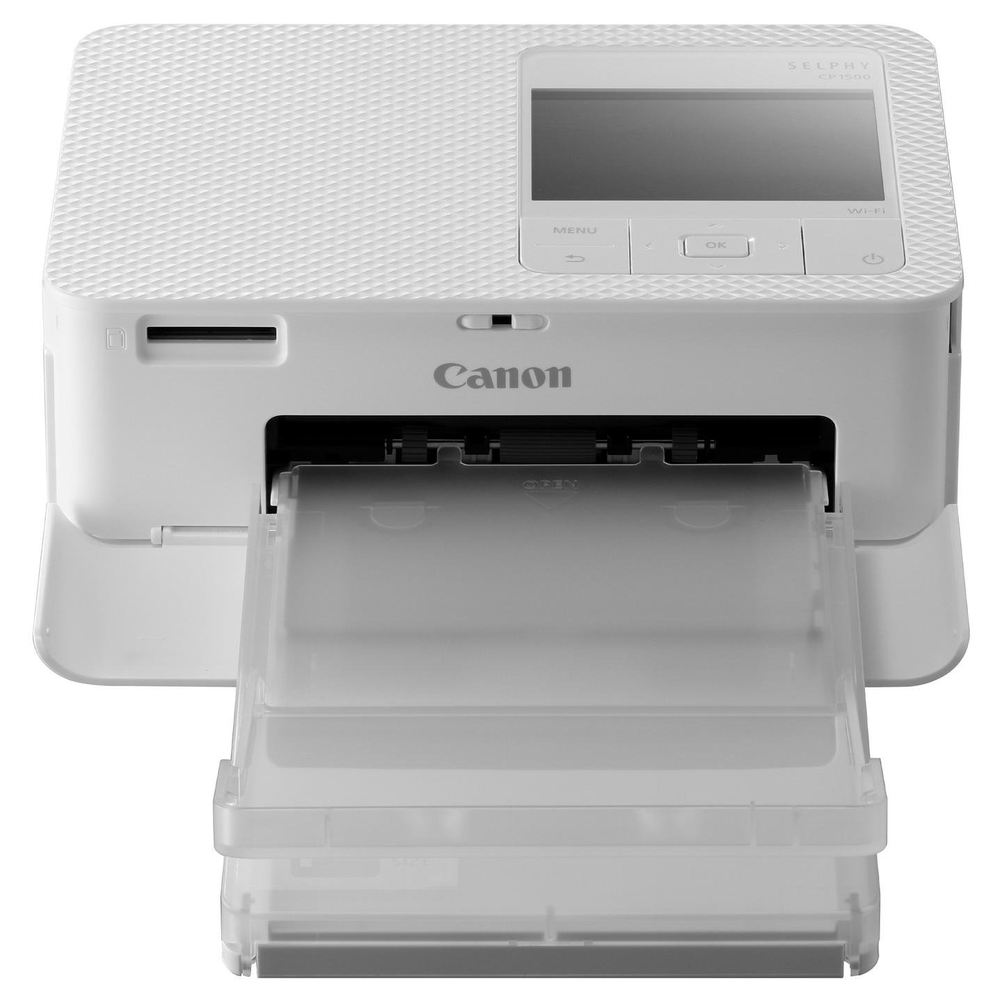 Printer për Foto Canon SELPHY CP1500, sublimim termik, 300 × 300 dpi, Wi-Fi, USB-C, ekran 3.5" - Bardhë - 2