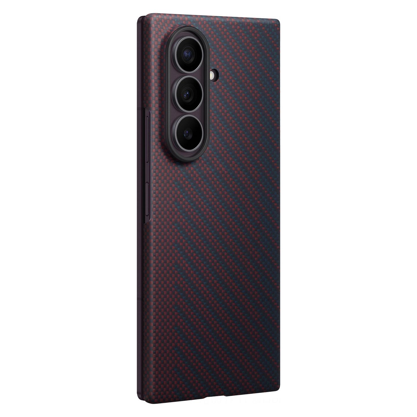 Case për Telefon Samsung EF-KF976SREGWW Carbon Magnet Case për Galaxy Z Fold8 Ultra - Kuqe - 3
