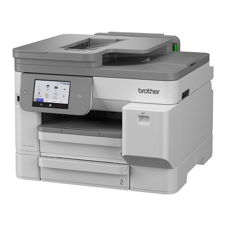 Printer Multifunksional Brother MFC-J5115DW, A4, 4 në 1, Inkjet, 28ppm, Duplex, Wi-Fi, Ethernet, USB - Bardhë - 2