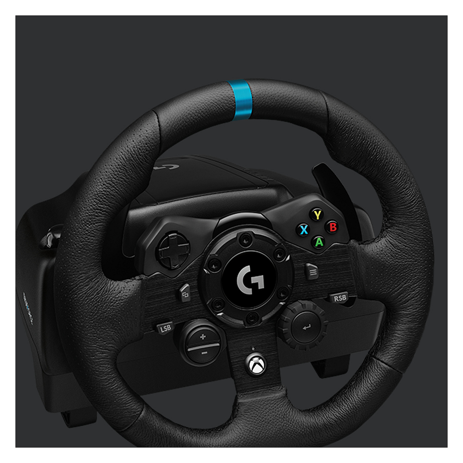 Timon për Logitech G923 TRUEFORCE (PC/Xbox) - Zezë - 2