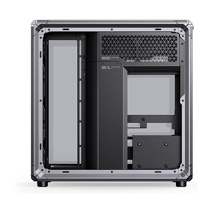 Kasë PC JONSBO X400 / Midi Tower / ATX / Back-Connect / Tempered Glass - Gri - 41