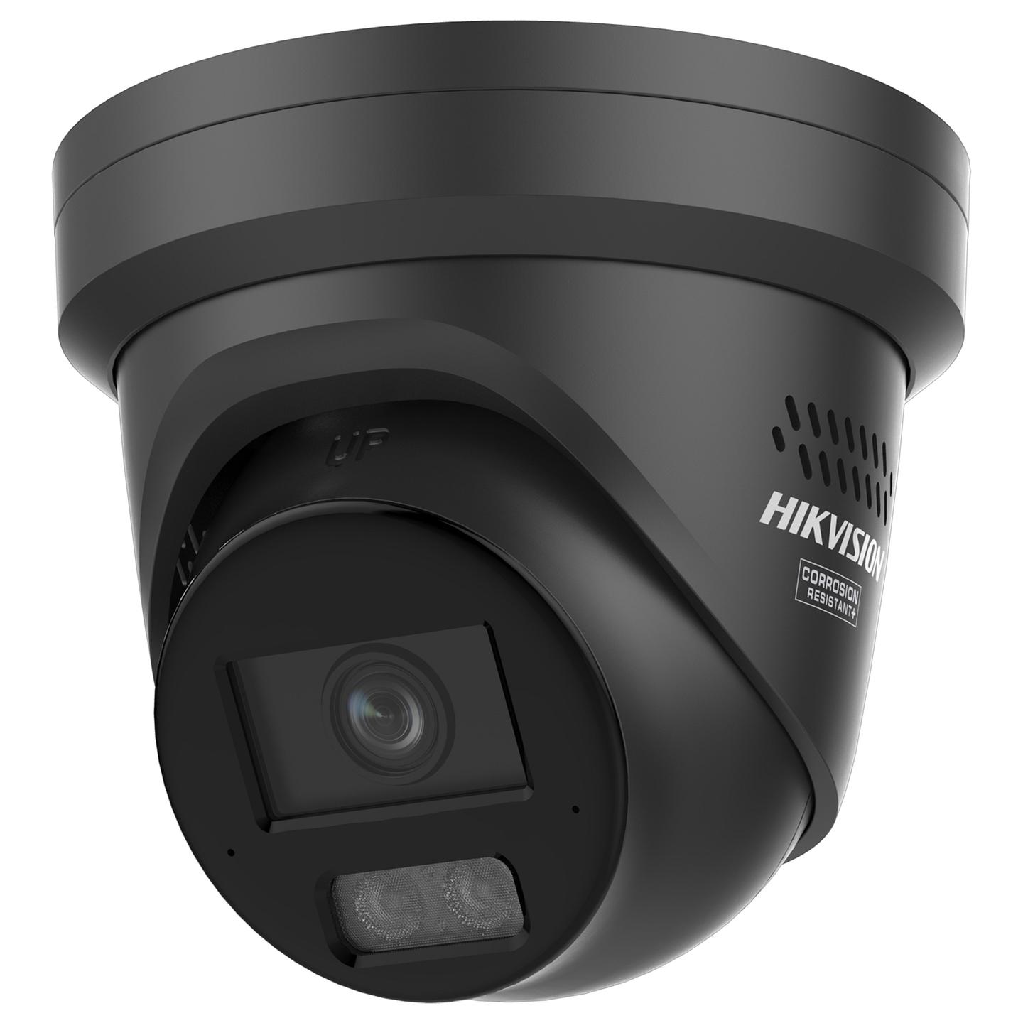 Kamerë Sigurie IP CCTV Hikvision Pro Series with ColorVu DS-2CD2387G3-LIS2UY/SL, 8MP, 2.8mm, ColorVu, Smart Hybrid Light, AcuSense, PoE - Zezë