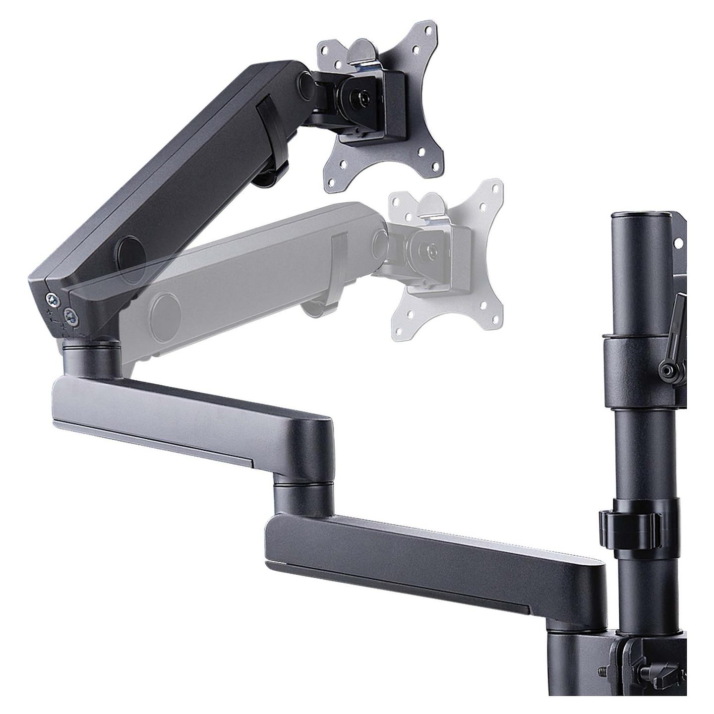 Mbajtëse për Monitor StarTech.com 3MP2AG-MONITOR-ARM , 3 Monitorë , 27" , 7kg për monitor , VESA 75x75 & 100x100 - Zezë - 7
