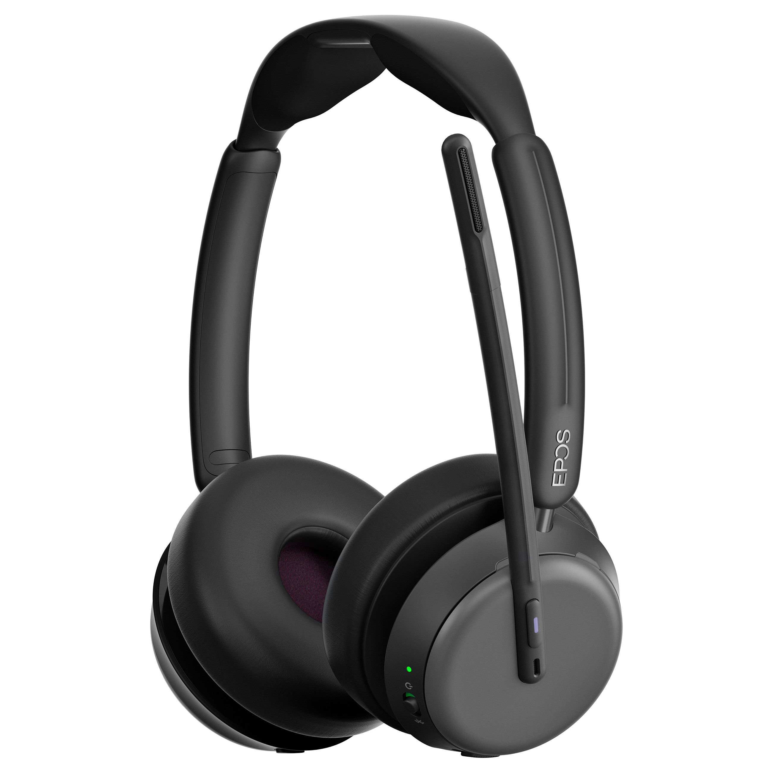 Kufje pa kabllo EPOS IMPACT 1000 MS UC ANC WL USB-C+A / Bluetooth / ANC - Zezë - 6