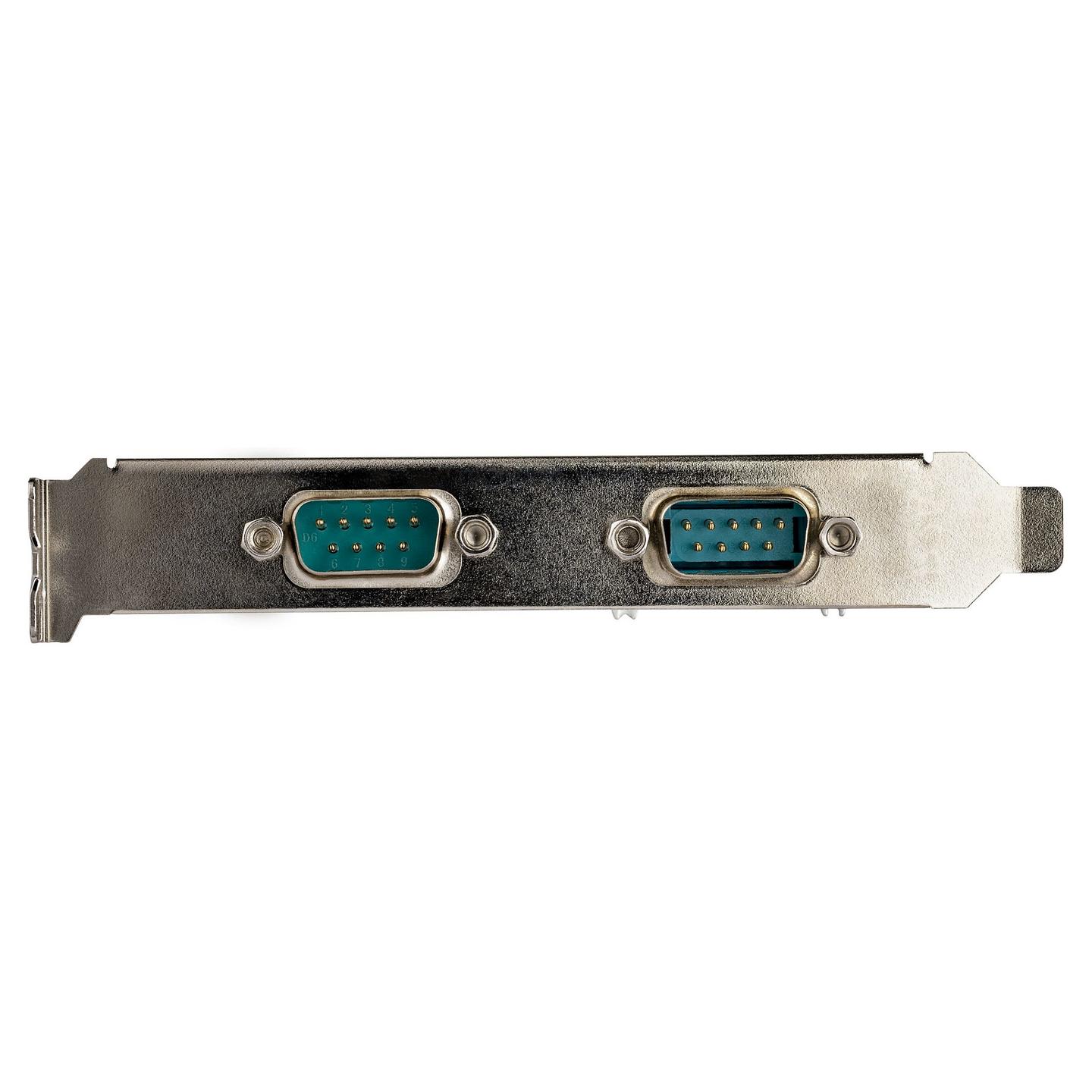 Kartë Zgjerimi StarTech.com PEX2S953, PCI Express x1, 2x Serial RS-232 DB9, deri në 921.6Kbps, ASIX AX99100, 16950 UART, Low Profile + Full Height - 3