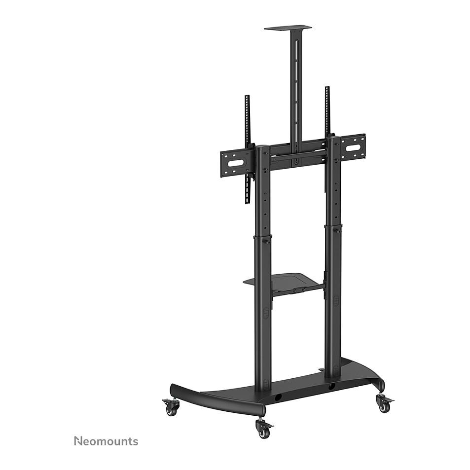 Karrocë për Monitor Neomounts PLASMA-M1950E, 60–100", deri 100kg, Rregullim Lartësie 134–166cm, Tilt 15° - Zezë - 4