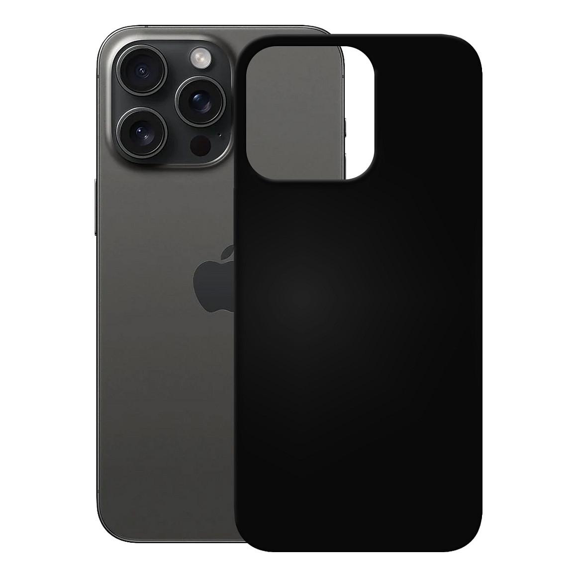Aksesorë për telefon PEDEA Soft TPU Case / Apple iPhone 15 Pro Max / TPU - Zezë