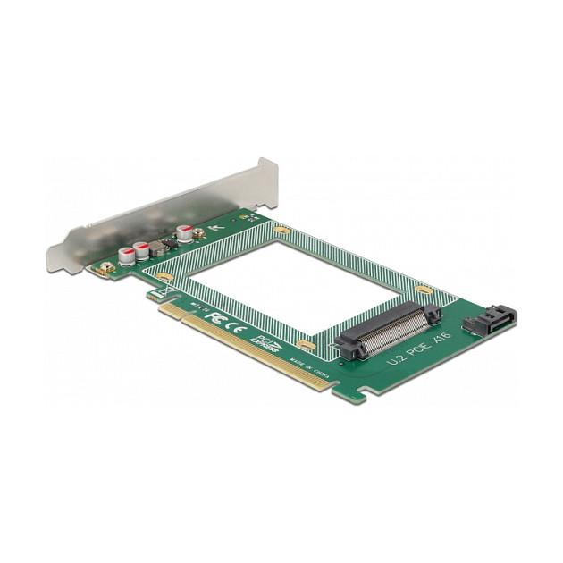 Kartë Zgjerimi PCI Express Delock 90051 / PCIe 4.0 x16 / 1x U.2 SFF-8639 / NVMe / SATA 6Gbps