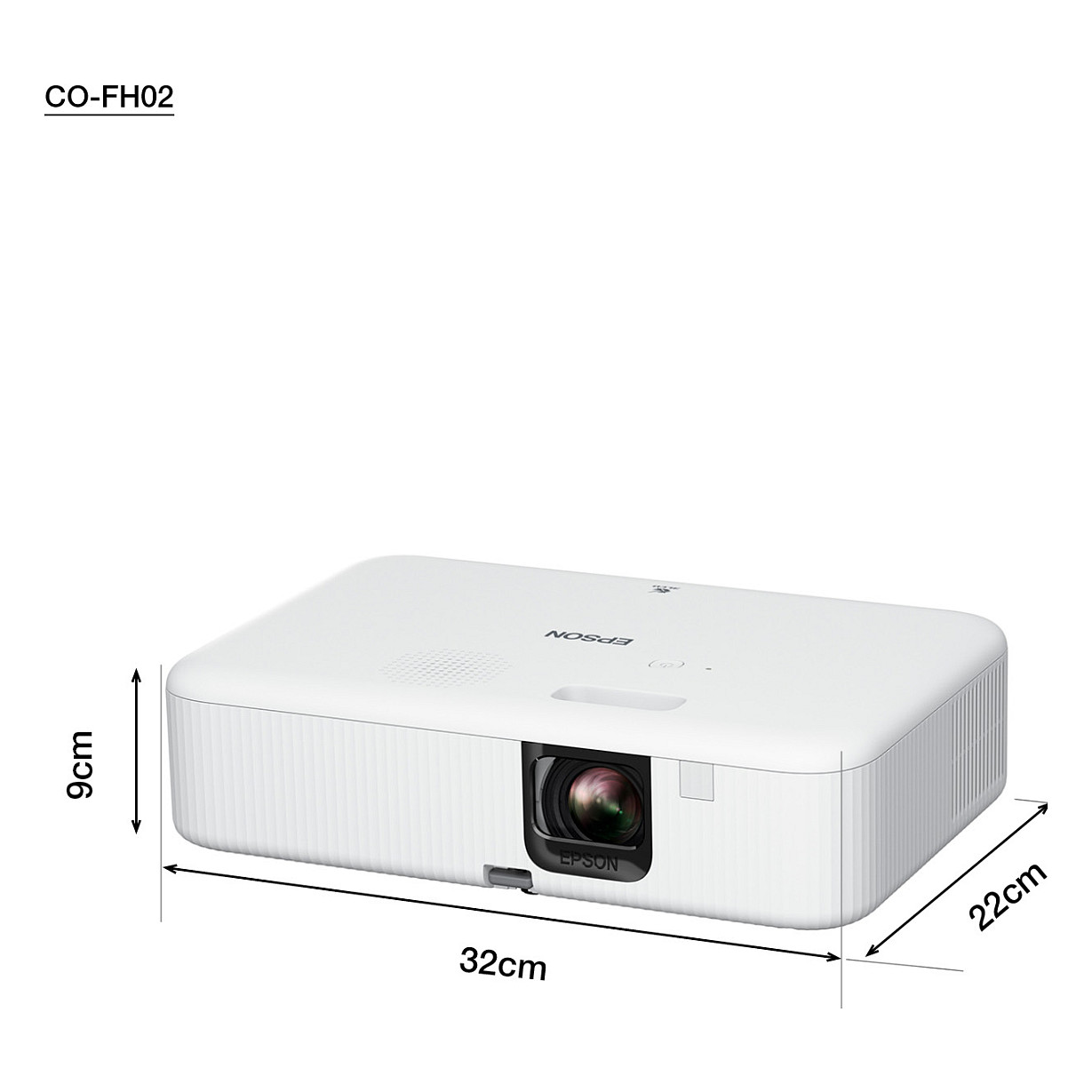 Projektor Epson CO-FH02 / 3LCD / Full HD / 3000 ANSI Lumens – Bardhë - 2