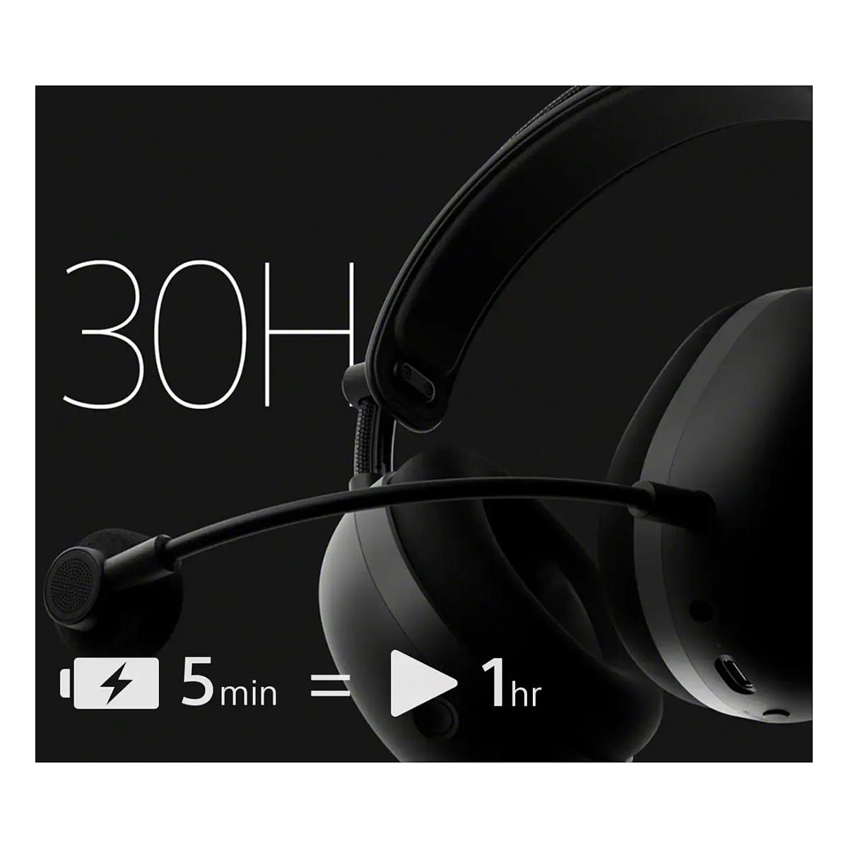 Kufje Gaming SONY INZONE H9 II / Wireless / Bluetooth 5.3 / 30mm / ANC / 360 Spatial Sound / Mikrofon - Bardhë - 9