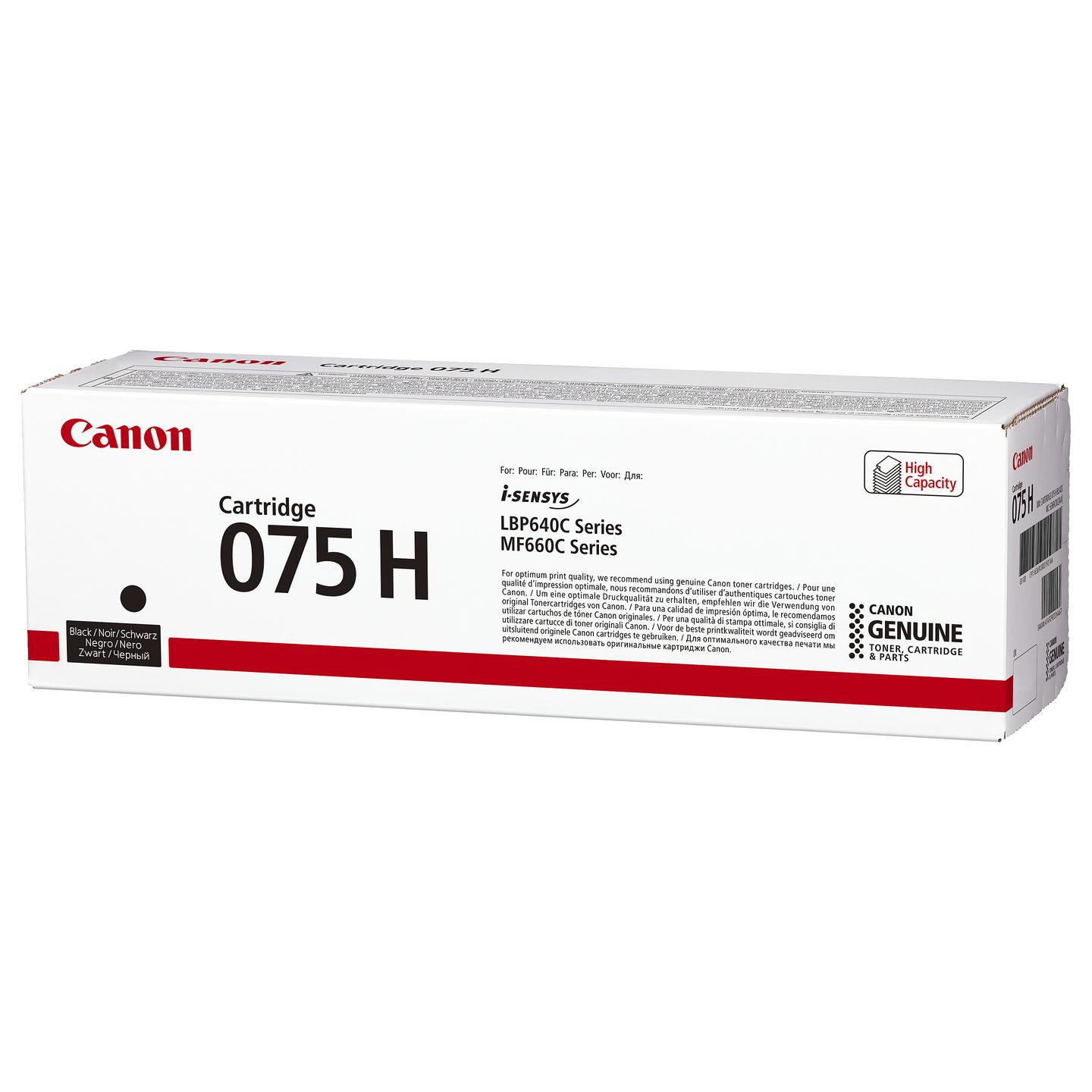 Toner Canon 075H, 3,500 faqe - Zezë - 2