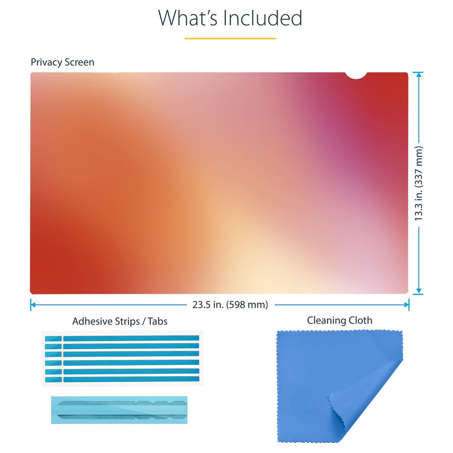 Filtër Privatësie StarTech.com 2769G-PRIVACY-SCREEN, 27", 16:9, Reversibil, ±30° - Ari, Zezë - 12