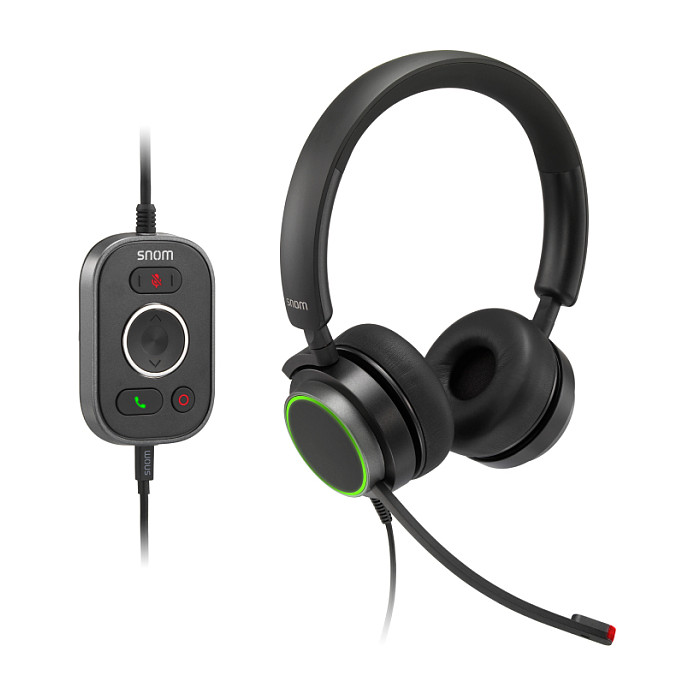 Kufje me kabllo Snom A330D / USB-A / Business Headset / Mikrofon – Zezë
