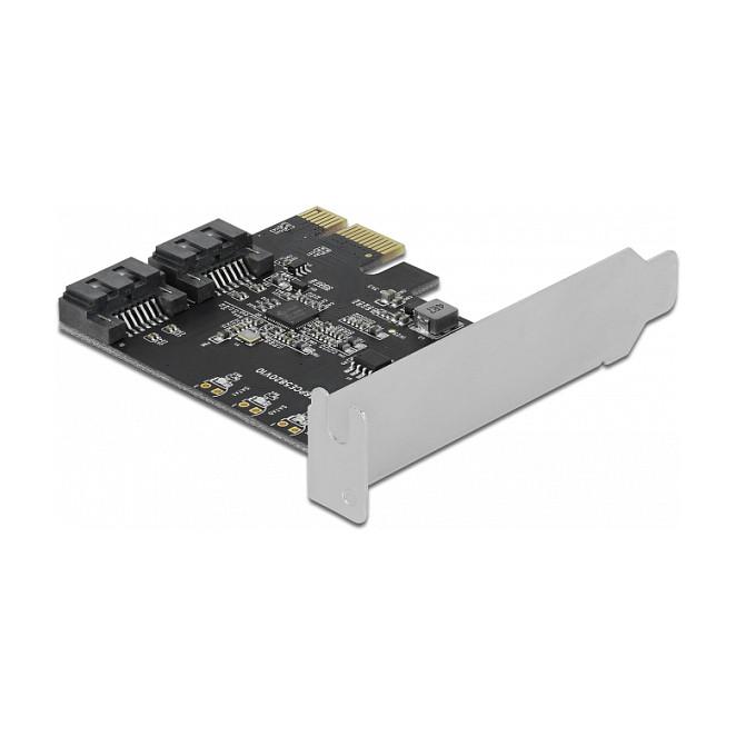 Kartë Zgjerimi PCI Express Delock 90431 / PCIe 3.0 x1 / 2x SATA 6Gbps / JMicron JMB582 / Low Profile - 2