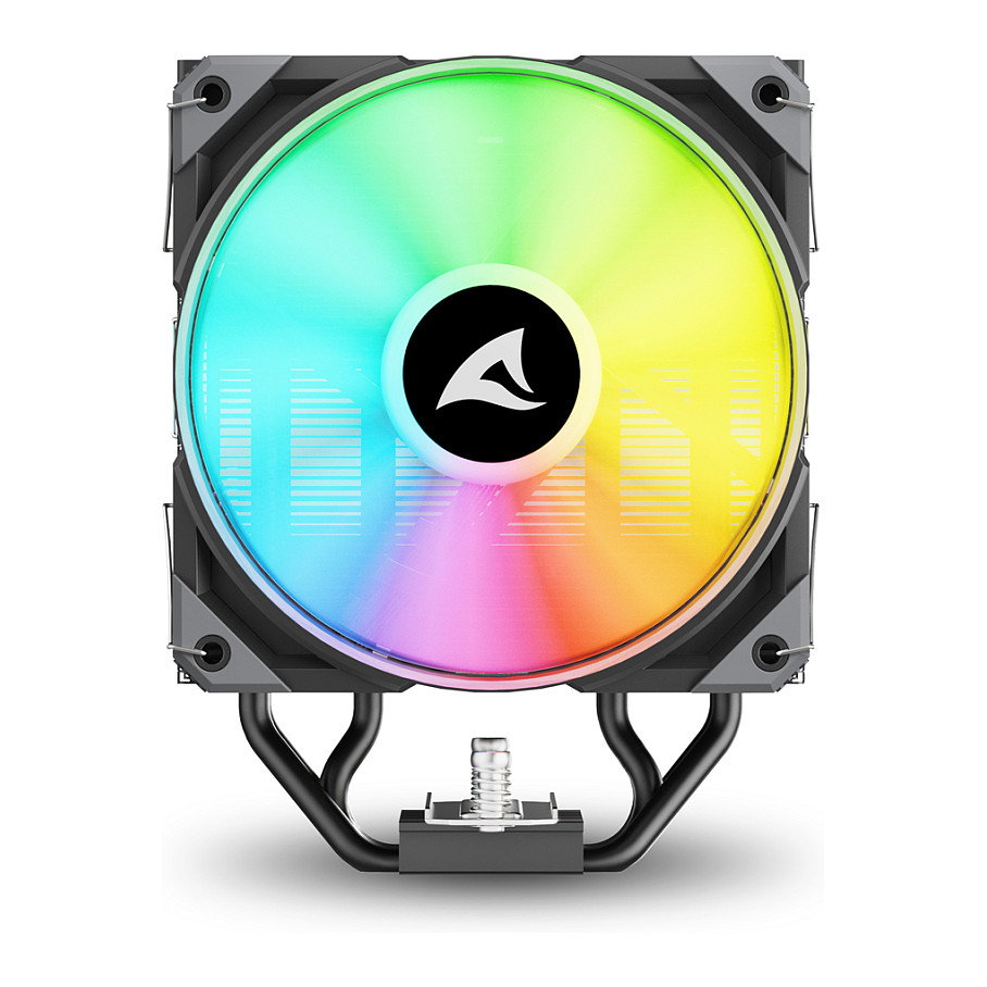 Ftohës për procesor Sharkoon A40 RGB / 120mm / RGB - Zezë - 5