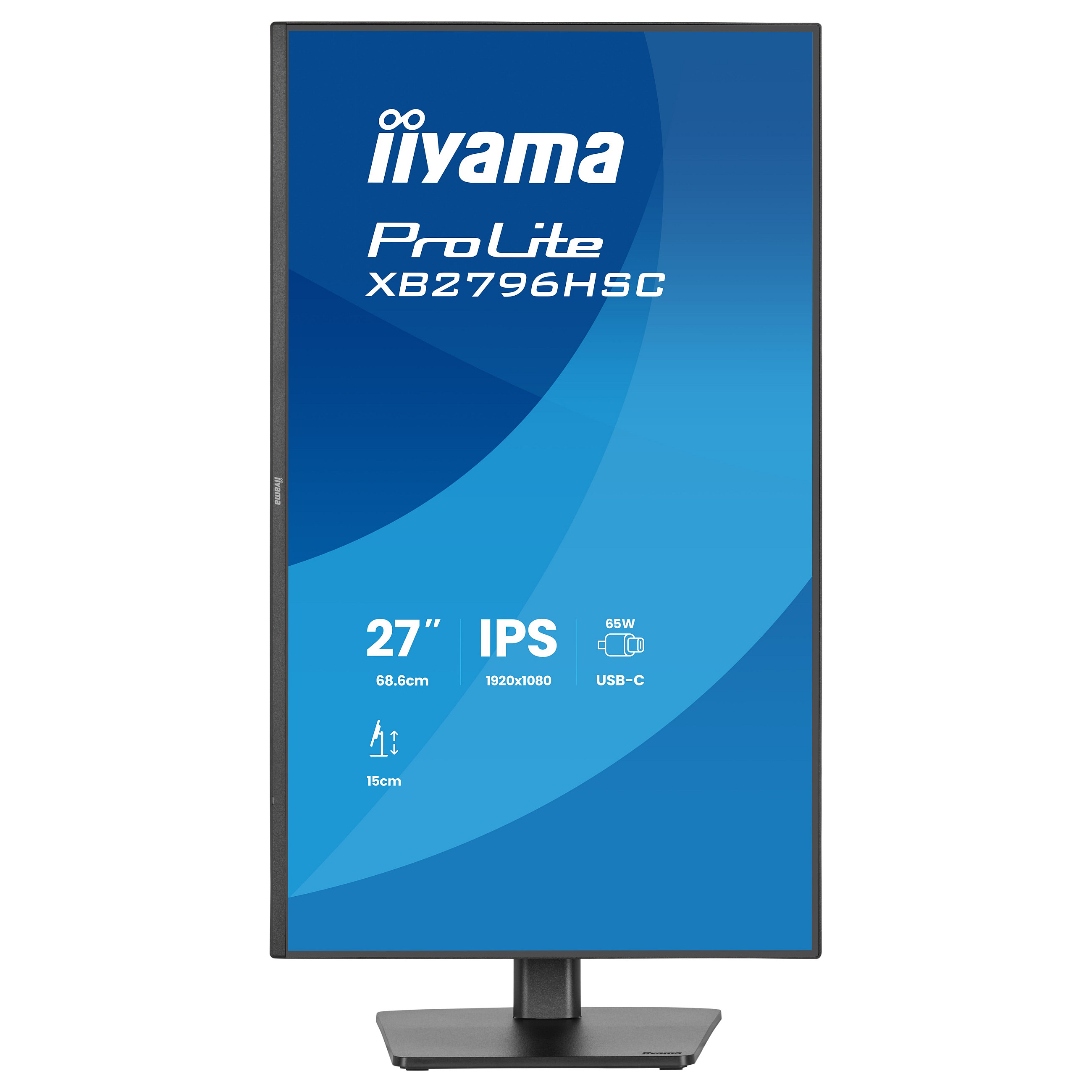 Monitor iiyama ProLite XB2796HSC-B1 / 27" / Full HD IPS / 144Hz / 3ms / HDMI+USB-C - Zezë - 4