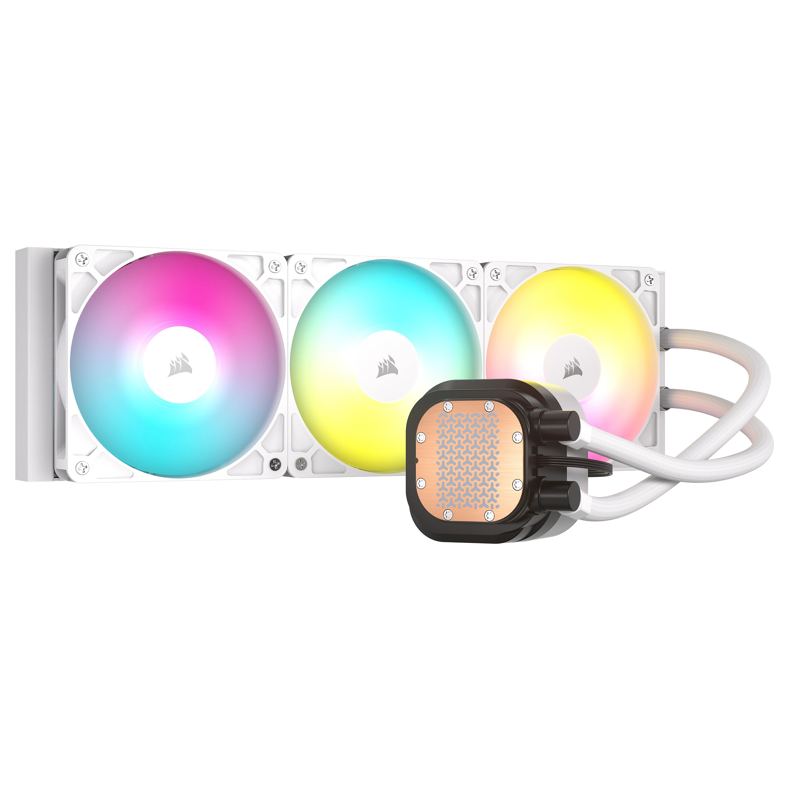 Ftohës për Procesor Corsair Nautilus 360 RS ARGB / AIO / 360mm / 3x120mm / ARGB - Bardhë - 12