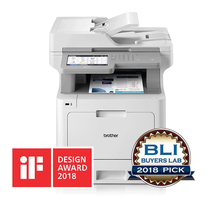 Printer Multifunksional Laser me Ngjyra Brother MFC-L9570CDW 4-in-1 31ppm USB LAN WiFi NFC - 22