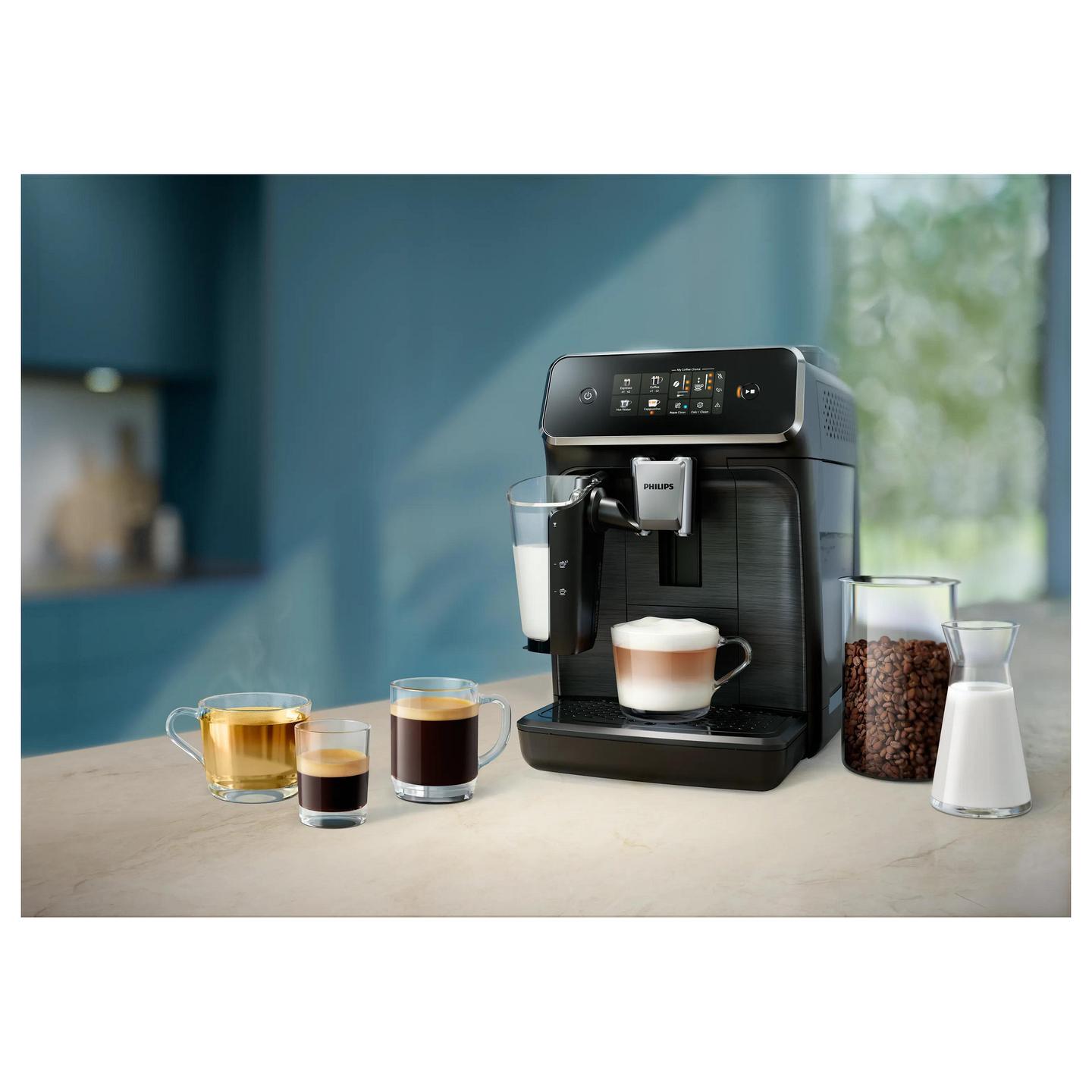 Aparat për Kafe Espresso Automatik Philips Series 2300 EP2334/10, 1500 W, 15 Bar, LatteGo, 1.8 L – Zezë - 5