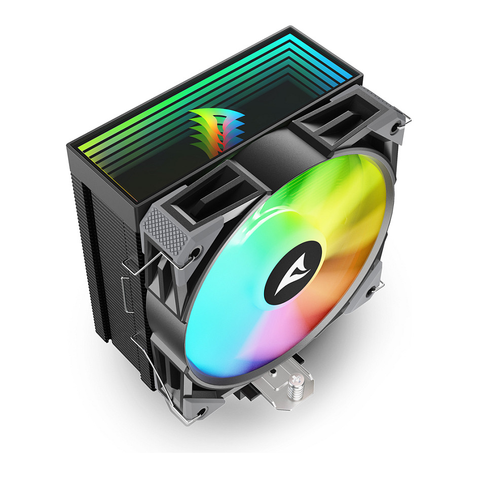 Ftohës për procesor Sharkoon A40 RGB / 120mm / RGB - Zezë - 7