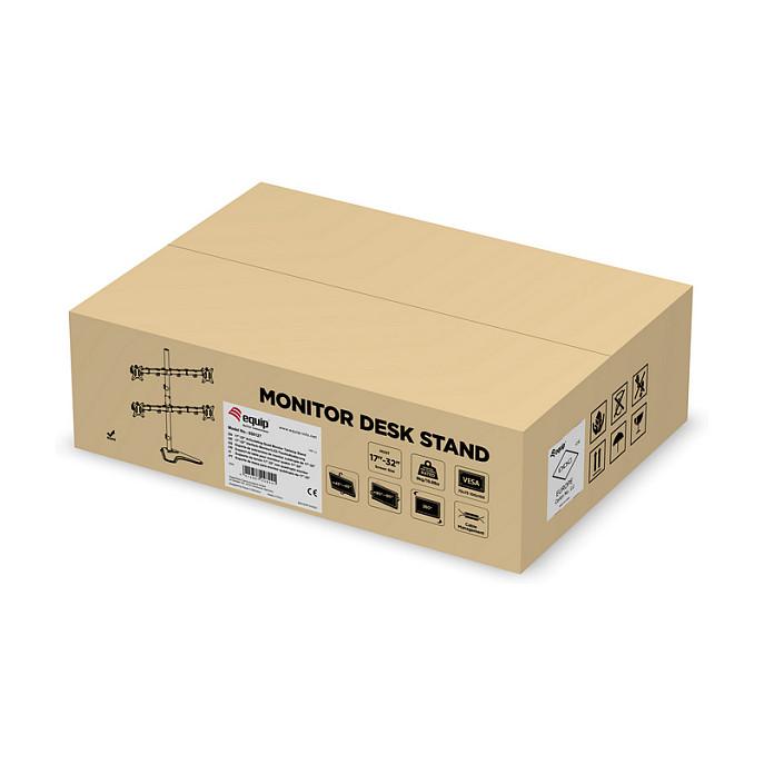 Mbajtëse për Monitor EQUIP 650127 / 17″–32″ / për 4 Monitorë / deri në 9 kg - Zezë - 10