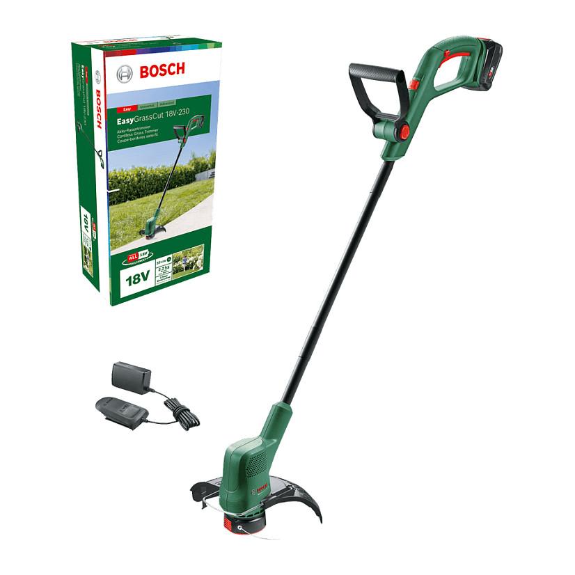 Kositës Bari Bosch EasyGrassCut 18V-230, 18V, 23cm, 1.6mm, 2Ah - Gjelbër - 2