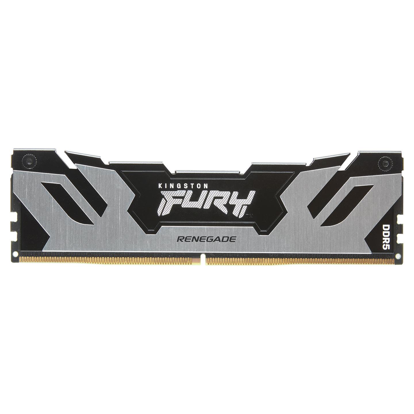 RAM Memorie DDR5 Kingston FURY Renegade / 96GB / 2x48GB / DIMM / 6400MT/s / CL32 / XMP - Argjend/Zezë - 3