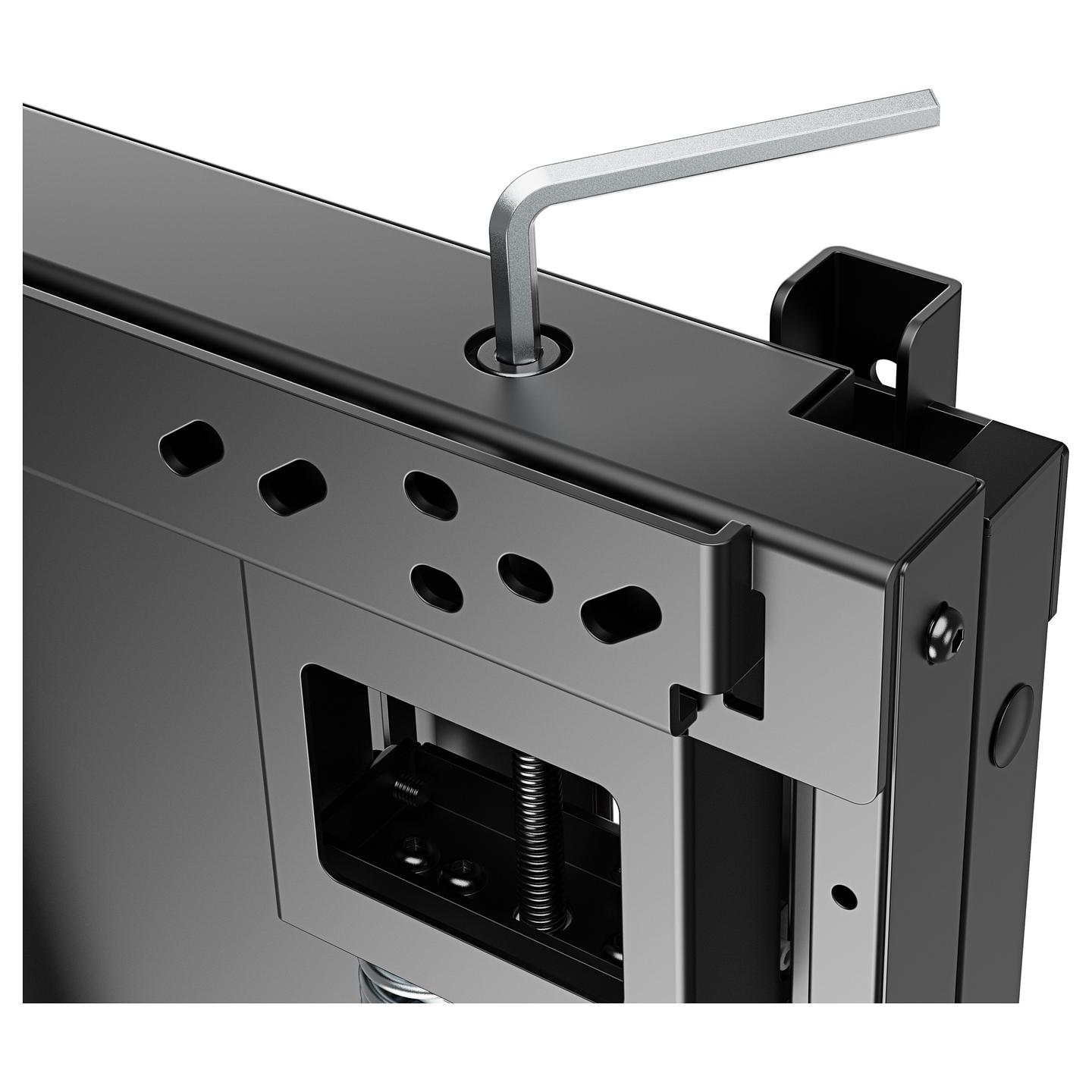 Mbajtëse Muri për TV Equip 650345 / 55"-86" / 65kg / Up-Down / Rregullim Lartësie - Zezë - 7