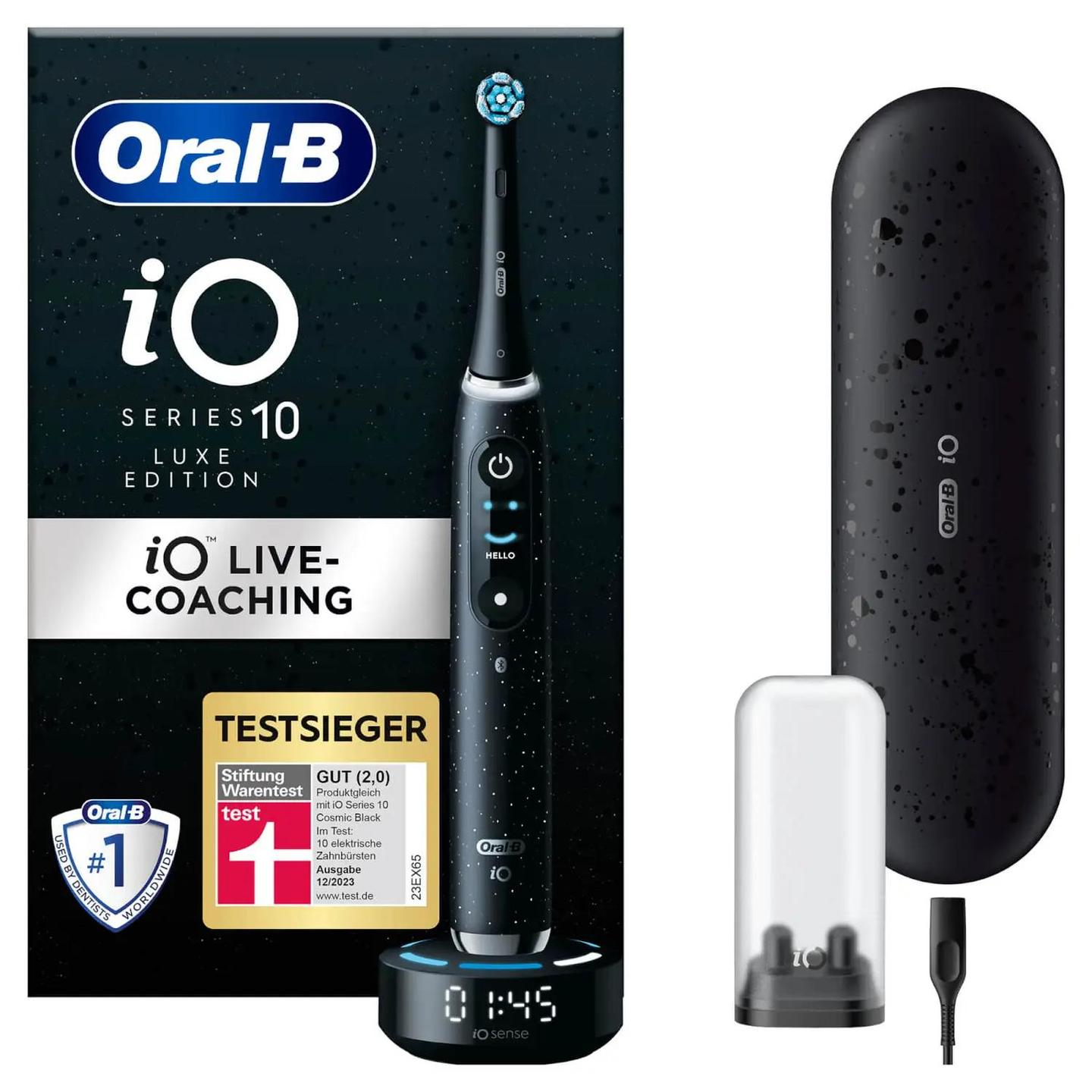 Furçë dhëmbësh elektrike Oral-B iO10 / 7 Modalitete / AI 3D Tracking / Bluetooth / Smart Pressure Sensor – Zezë - 2