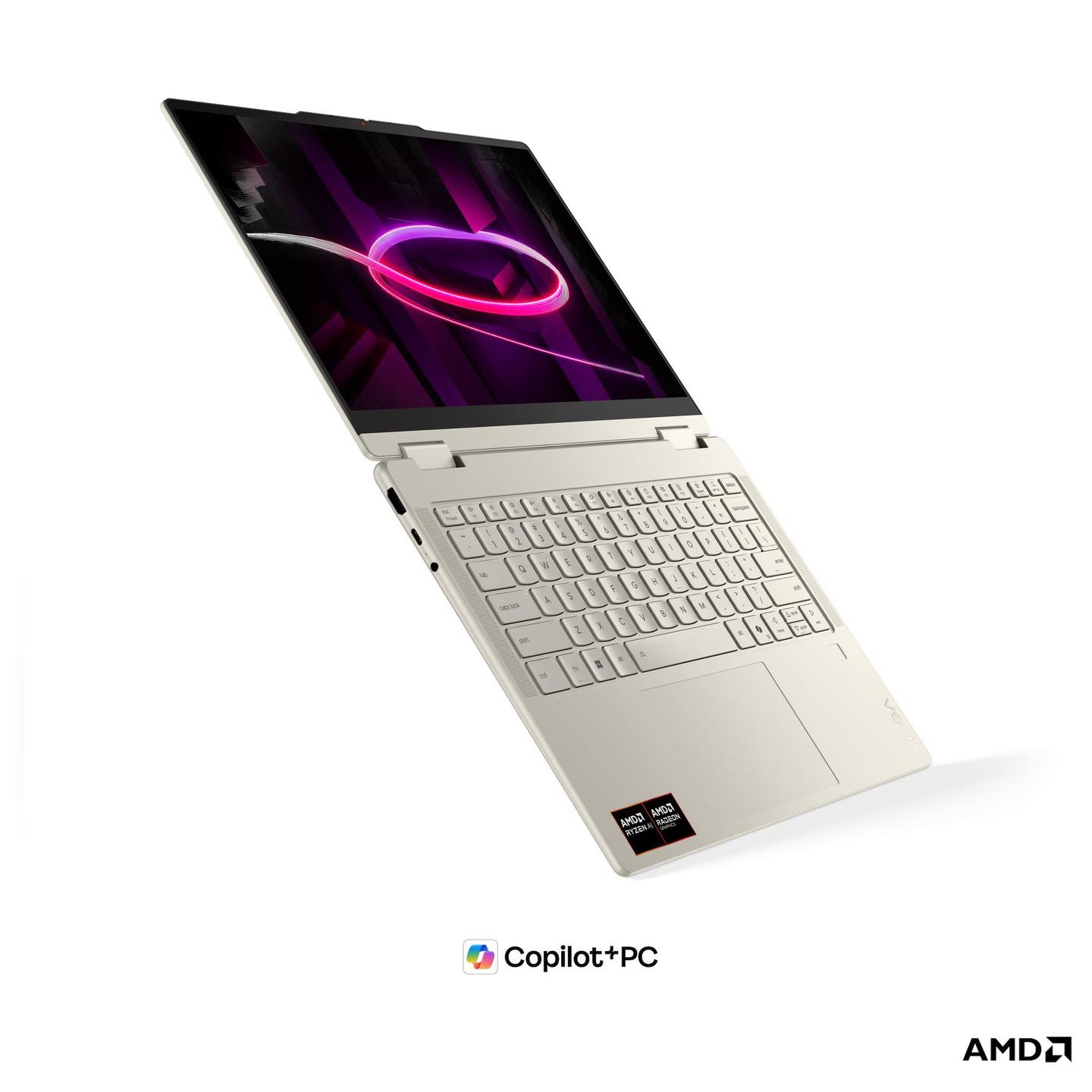 Laptop Lenovo Yoga 7 14AGP11 / 2-in-1 / AMD Ryzen AI 7 445 / 16GB LPDDR5X / 512GB / 14" WUXGA OLED Touch 60Hz / AMD Radeon 840M- Hiri - 5