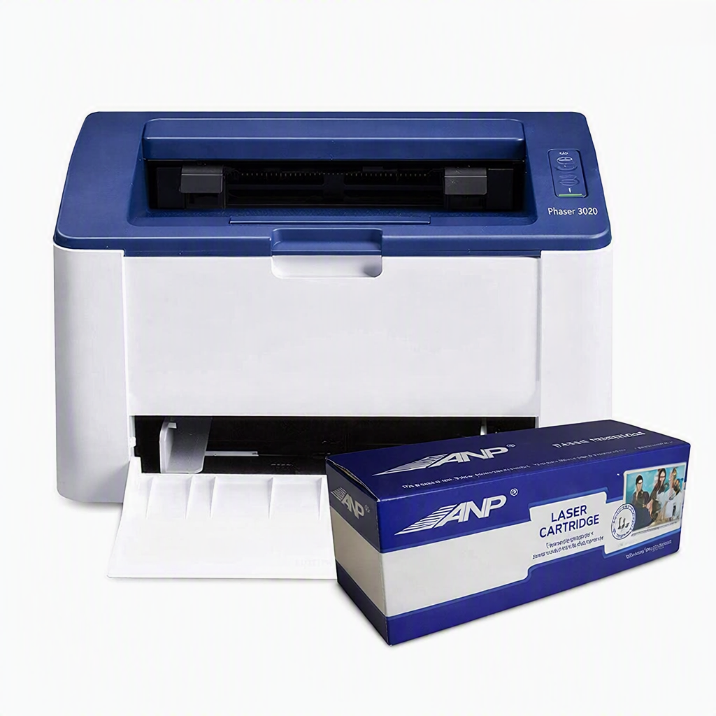 Printer Xerox Phaser 3020BI / Laser / 1200x1200 DPI / 20 ppm / USB / WIFI + Toner HQ Xerox 3020/3025