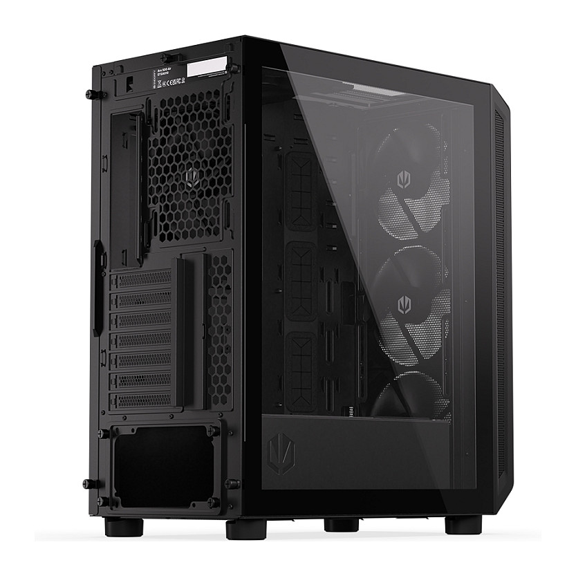Kasë PC ENDORFY EY2A010 / Midi Tower / 3x 140mm Fan Para / 1x 140mm Fan Mbrapa / SSD 2.5" / HDD 2.5"/3.5" - Zezë - 17