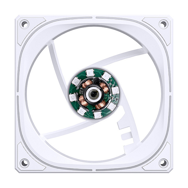 FtohĂ«s pĂ«r KasĂ« Jonsbo FR-505 / 120mm / 800-1800 RPM / ARGB / PWM / Reverse â BardhĂ« - 9