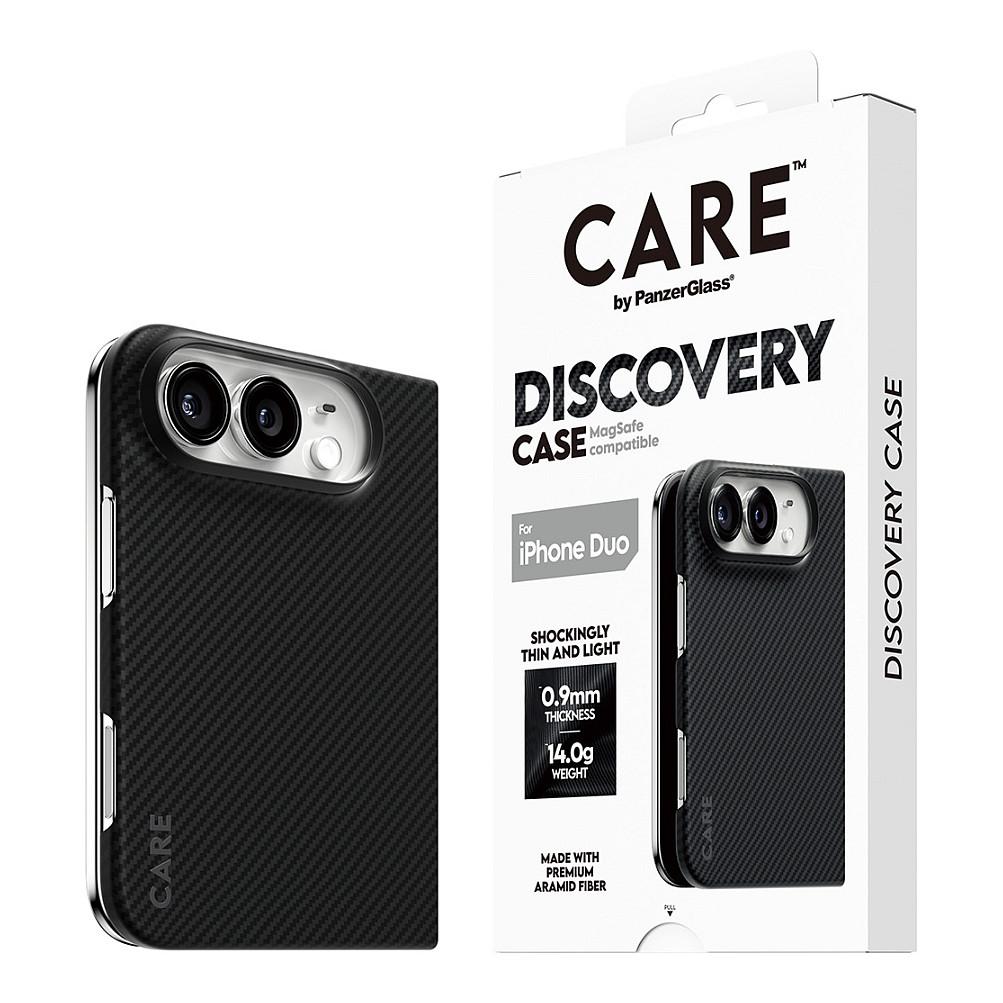 Case për Telefon PanzerGlass CARE Discovery për iPhone Duo, MagSafe, Fibër Aramide - Zezë - 6