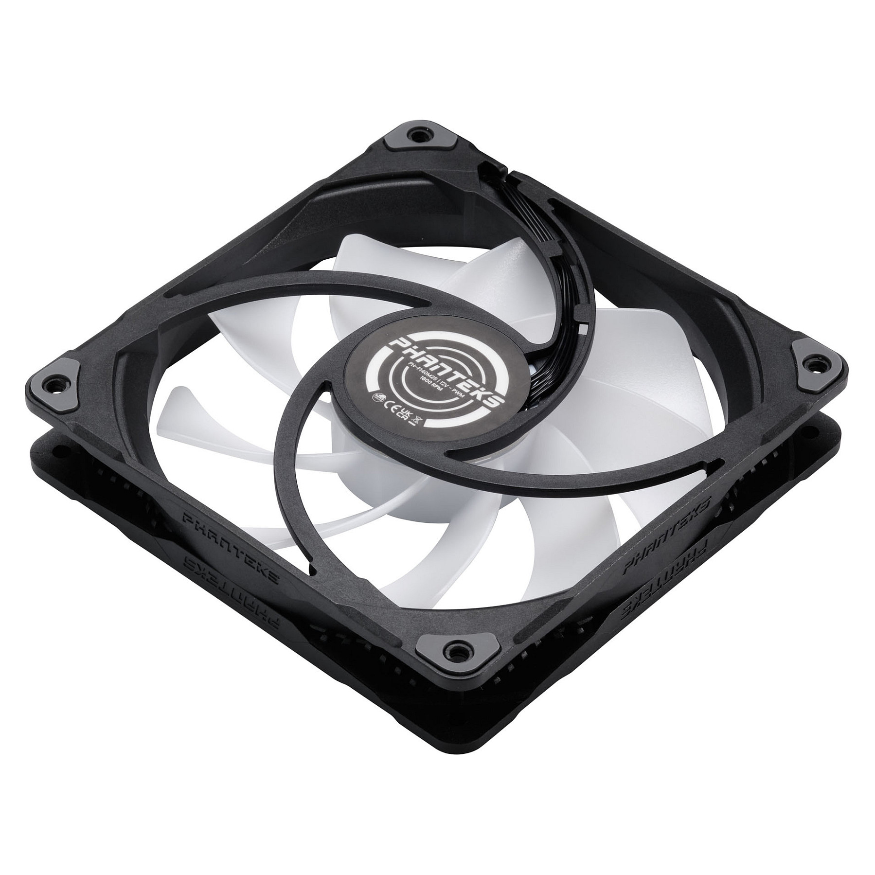 Ftohës për Kasë Phanteks M25-140 / 140mm / 500-1800 RPM / ARGB / PWM – Zezë - 5