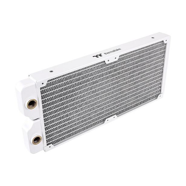 Radiator për Ftohës Thermaltake Pacific SR280 Slim, 280mm, 2x140mm, G1/4 - Bardhë - 2