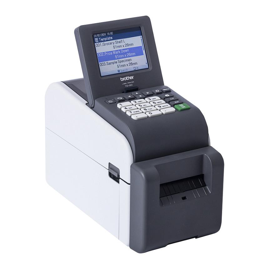 Printer Label Brother TD-2320DSA300, Termik Direkt, 300 dpi, 152.4 mm/s, USB 2.0, USB Host, LAN - Zezë/Hiri - 6