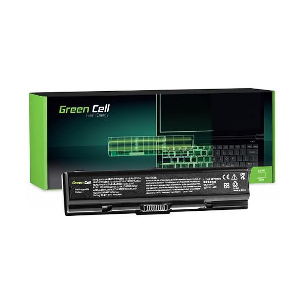 Bateri Green Cell TS01, 4400mAh, 10.8V, për Toshiba Satellite - Zezë