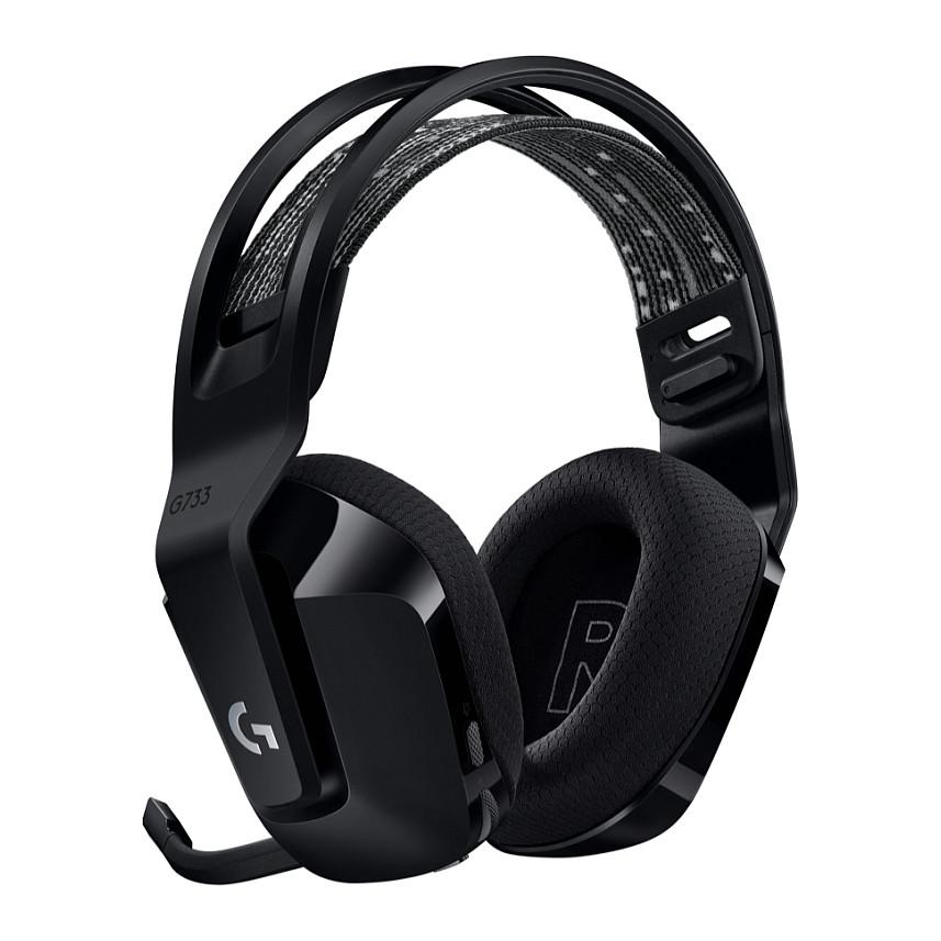 Kufje Gaming Logitech G G733 / Wireless / LIGHTSPEED / 40mm / Mikrofon / RGB - Zezë - 4