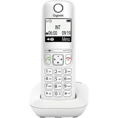 Telefon DECT Gigaset A690, Pa Kabllo, 2", DECT, GAP, Deri 14 Orë Bisedë, 100 Kontakte - Bardhë