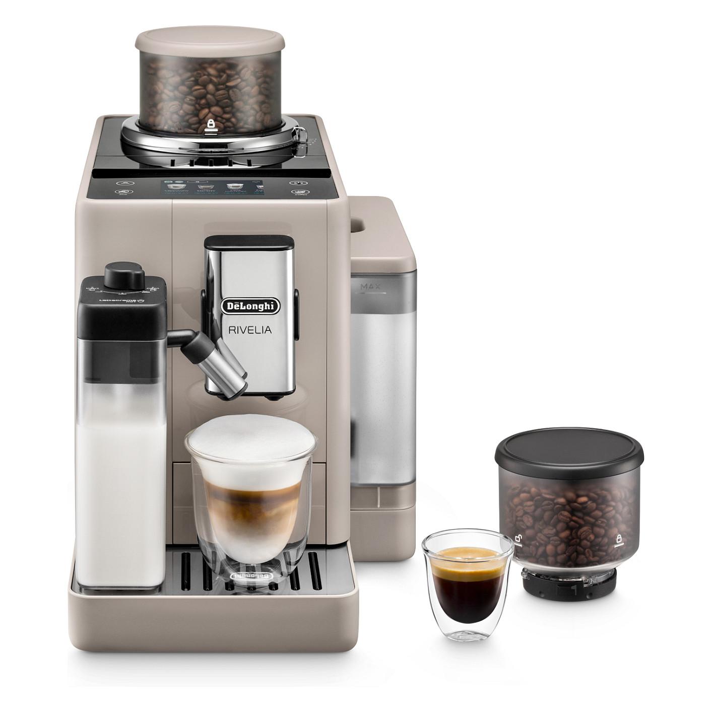 Aparat për Kafe Espresso Automatik De’Longhi Rivelia EXAM440.55.BG, 1450 W, 19 Bar, 1.4 L, LatteCrema – Bezhë