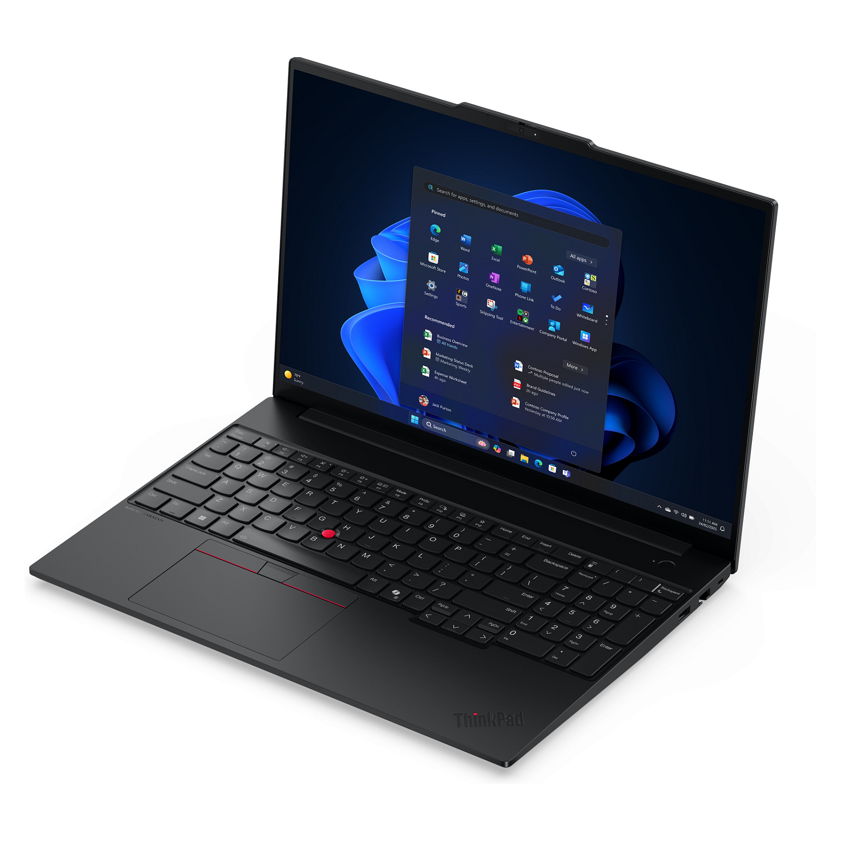 Laptop Lenovo ThinkPad E16 Gen 3 / Ryzen 5 220 / 16GB DDR5 / 512GB / 16" WUXGA IPS / AMD Radeon 740M - Zezë - 9