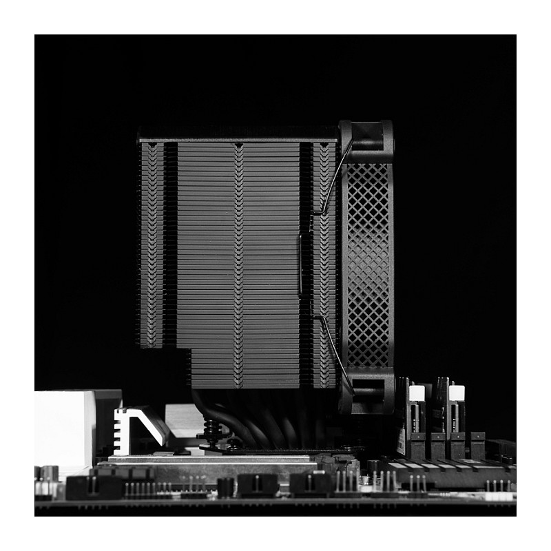 Ftohës për Procesor Jonsbo HX6250 / 140mm PWM Fan / 400–1200 RPM – Zezë - 17