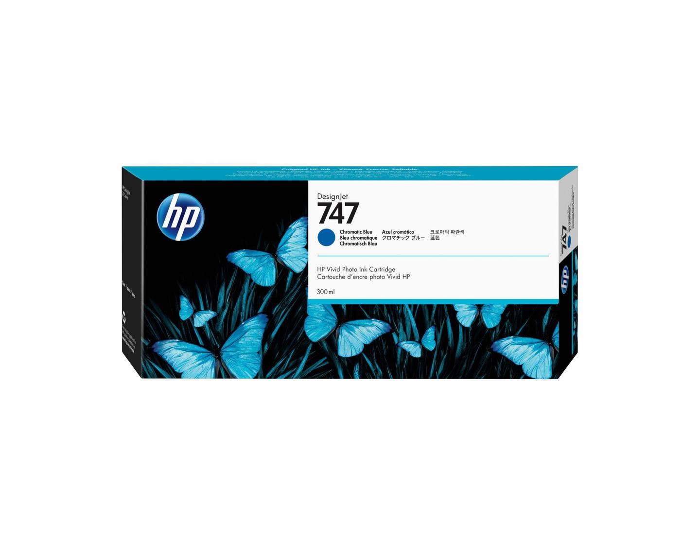 INK HP 747 / P2V85A / 300 ml – Blu